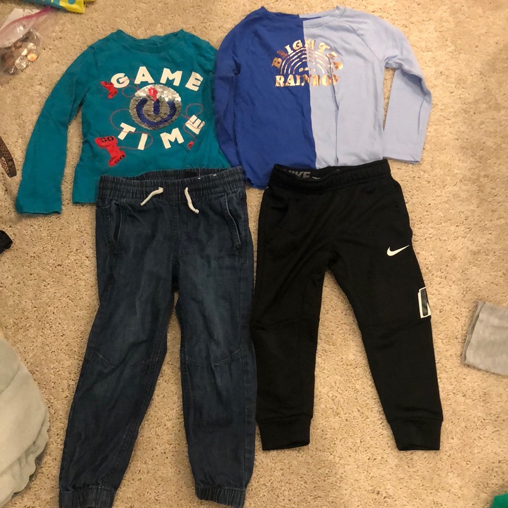 Boy 2 tops and 2 pants